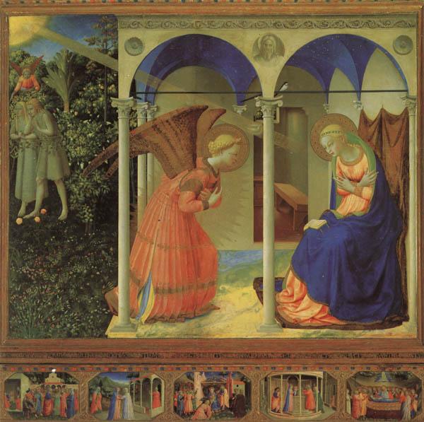 Fra Angelico Altarpiece of the Annunciation Spain oil painting art